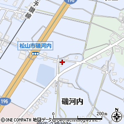 愛媛県松山市磯河内甲-189周辺の地図