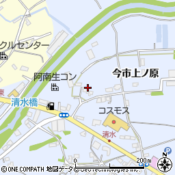 徳島県阿南市宝田町今市上ノ原周辺の地図