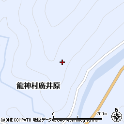 和歌山県田辺市龍神村廣井原周辺の地図