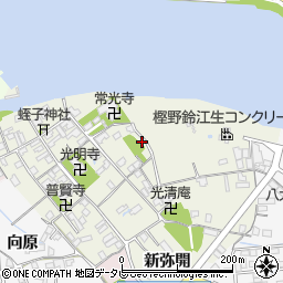 徳島県阿南市黒津地町周辺の地図