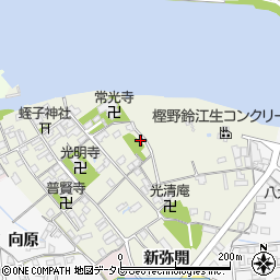 徳島県阿南市黒津地町周辺の地図