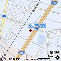 愛媛県松山市磯河内甲-213周辺の地図