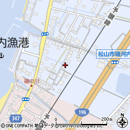 愛媛県松山市磯河内甲-283周辺の地図