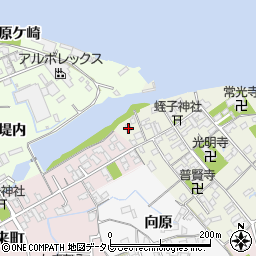 徳島県阿南市黒津地町末広4周辺の地図
