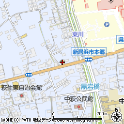 ジョイフル 新居浜萩生店周辺の地図