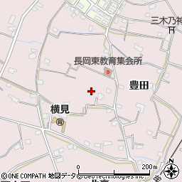 徳島県阿南市横見町長岡東38周辺の地図
