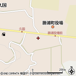 徳島県勝浦郡勝浦町久国周辺の地図
