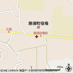 勝浦町商工会周辺の地図