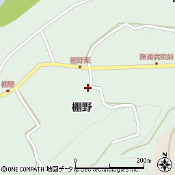 徳島県勝浦町（勝浦郡）棚野（山蔭）周辺の地図