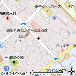 〒799-1353 愛媛県西条市三津屋南の地図