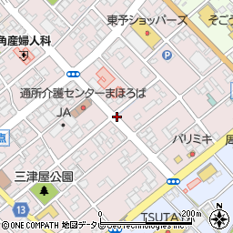 愛媛県西条市三津屋南周辺の地図