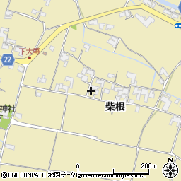 徳島県阿南市下大野町柴根52周辺の地図