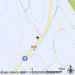徳島県阿南市楠根町（宮谷）周辺の地図