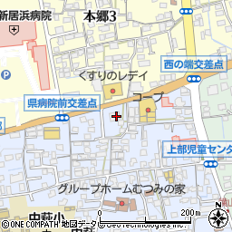 伊予銀行中萩支店周辺の地図