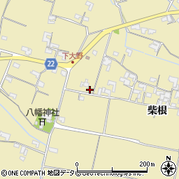 徳島県阿南市下大野町柴根86周辺の地図