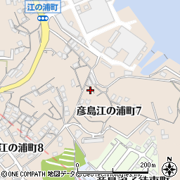 山口県下関市彦島江の浦町7丁目4周辺の地図