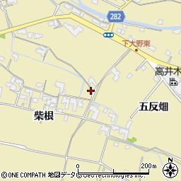 徳島県阿南市下大野町柴根22周辺の地図