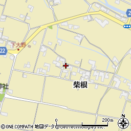 徳島県阿南市下大野町柴根50周辺の地図