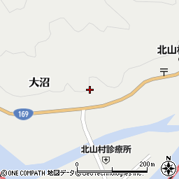 和歌山県東牟婁郡北山村大沼119周辺の地図