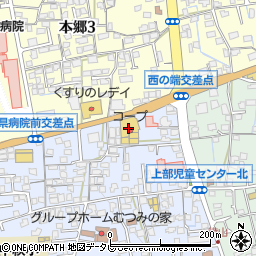 コープえひめコープ中萩周辺の地図