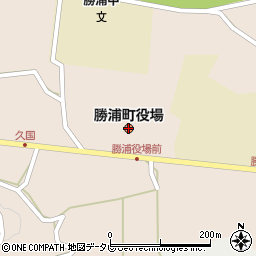徳島県勝浦郡勝浦町周辺の地図