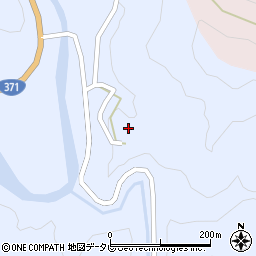 和歌山県田辺市龍神村廣井原598周辺の地図