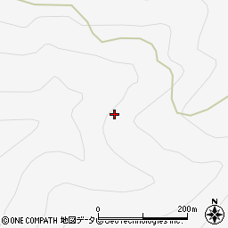 徳島県三好市池田町川崎羽広周辺の地図