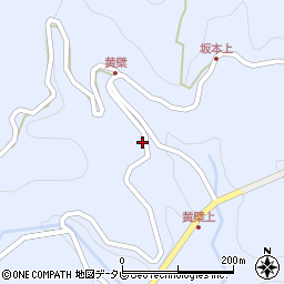 徳島県勝浦町（勝浦郡）坂本（稲原）周辺の地図