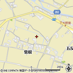 徳島県阿南市下大野町（柴根）周辺の地図