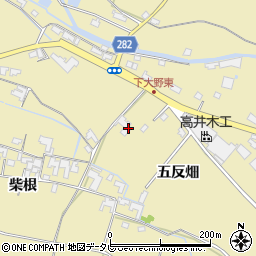 徳島県阿南市下大野町（五反畑）周辺の地図