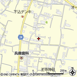 徳島県阿南市上中町岡110-11周辺の地図