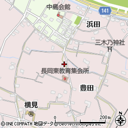 徳島県阿南市横見町長岡東14周辺の地図