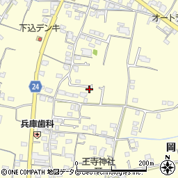 徳島県阿南市上中町岡110-8周辺の地図