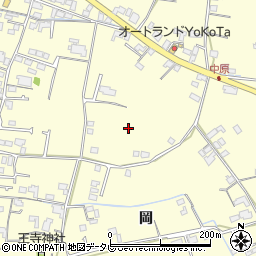 徳島県阿南市上中町周辺の地図
