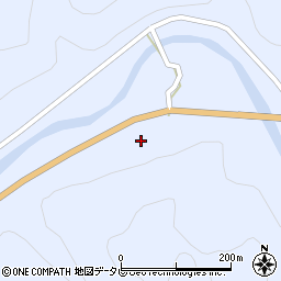 和歌山県田辺市龍神村廣井原637-2周辺の地図