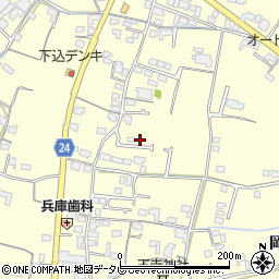 徳島県阿南市上中町岡110周辺の地図