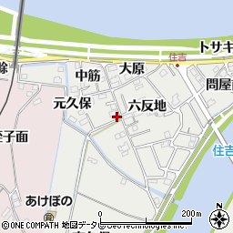徳島県阿南市住吉町周辺の地図