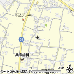 徳島県阿南市上中町岡110-1周辺の地図