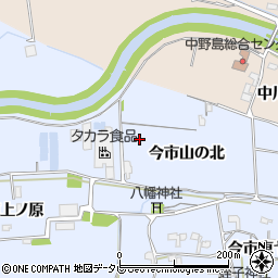 徳島県阿南市宝田町今市山の北周辺の地図