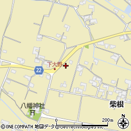 徳島県阿南市下大野町柴根81周辺の地図