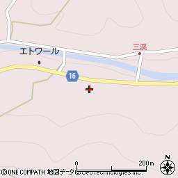 徳島県勝浦郡勝浦町三溪小川周辺の地図