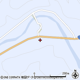 和歌山県田辺市龍神村廣井原621-2周辺の地図