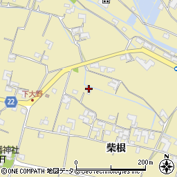 徳島県阿南市下大野町柴根62周辺の地図