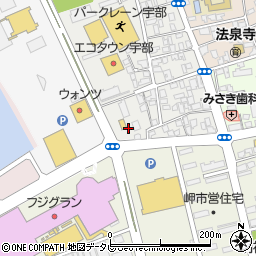 大戸屋宇部昭和町店周辺の地図