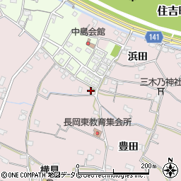 徳島県阿南市横見町長岡東1周辺の地図