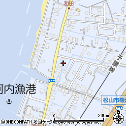 愛媛県松山市磯河内甲-103周辺の地図
