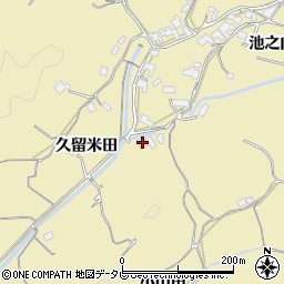 徳島県阿南市上大野町久留米田127-1周辺の地図