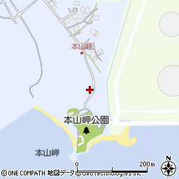 山口県山陽小野田市本山町2-2周辺の地図