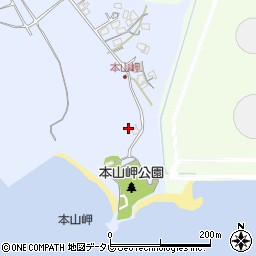 山口県山陽小野田市本山町7周辺の地図