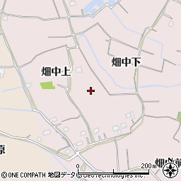 徳島県阿南市横見町畑中上周辺の地図